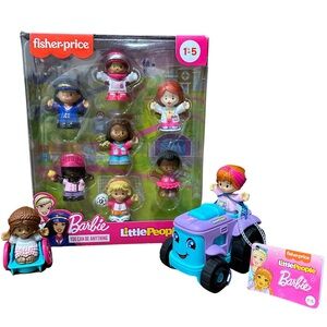 NWT Little People Barbie You Can Be Anything Set , Tractor Set , Wheelchair